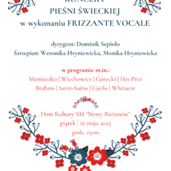 Frizzante Vocale - plakat koncertu