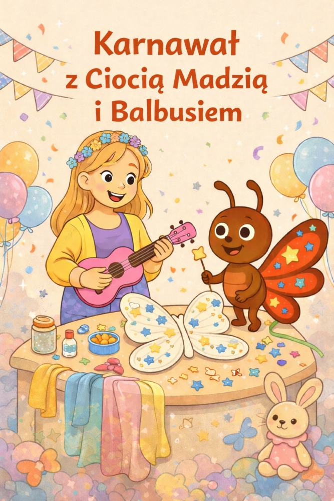 Karnawał z Ciocią Madzią i Balbusiem - grafika