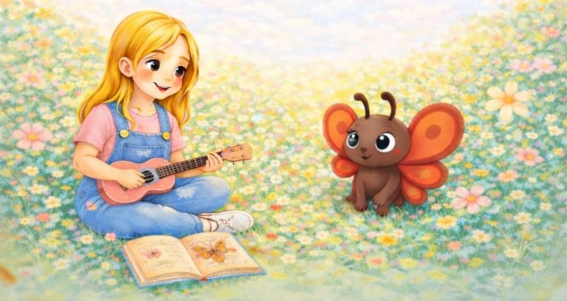 W ogrodzie z Ciocią Madzią i Balbusiem